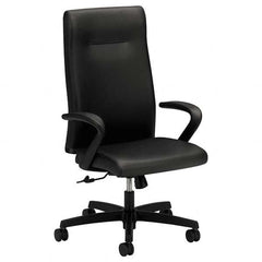 Hon - 47-1/2" High Executive High Back Leather Chair - Exact Tool & Supply