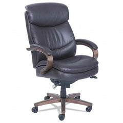 La-Z-Boy - 47" High Executive High Back Leather Chair - Exact Tool & Supply