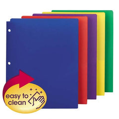 SMEAD - File Folders, Expansion Folders & Hanging Files Folder/File Type: Pocket Folders Color: Multi-Color - Exact Tool & Supply