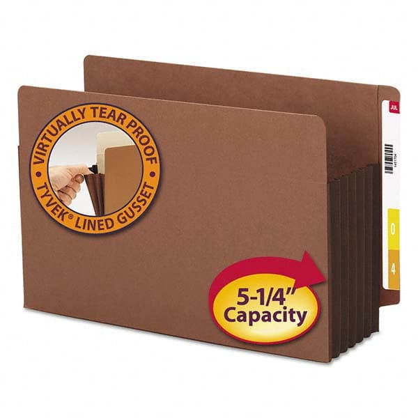 SMEAD - File Folders, Expansion Folders & Hanging Files Folder/File Type: Expanding Wallet Color: Brown - Exact Tool & Supply