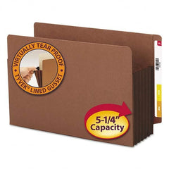 SMEAD - File Folders, Expansion Folders & Hanging Files Folder/File Type: Expanding Wallet Color: Brown - Exact Tool & Supply