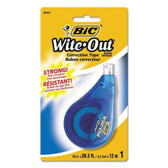 Bic - Correction Fluid & Tape Type: Correction Tape Non-Refillable Tape Size: 1/6 x 472" - Exact Tool & Supply
