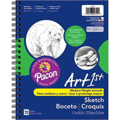 Pacon - Note Pads, Writing Pads & Notebooks Writing Pads & Notebook Type: Sketch Size: 11 x 8-1/2 - Exact Tool & Supply