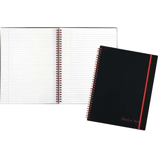Black n Red - Note Pads, Writing Pads & Notebooks Writing Pads & Notebook Type: Notebook Size: 11 x 8-1/2 - Exact Tool & Supply