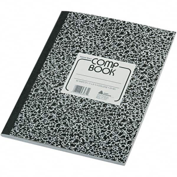National Brand - Note Pads, Writing Pads & Notebooks Writing Pads & Notebook Type: Composition Book Size: 11 x 8-3/8 - Exact Tool & Supply