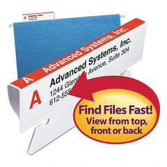 SMEAD - Tabs, Indexes & Dividers Indexes & Divider Type: Hanging Size: 3-1/2 - Exact Tool & Supply