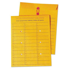 Quality Park - Mailers, Sheets & Envelopes Type: Inter-Department Envelope Style: String & Button - Exact Tool & Supply