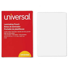 UNIVERSAL - Plastic Pouches Height (Inch): 6-1/2 Width (Inch): 4-3/8 - Exact Tool & Supply