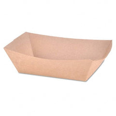 SCT - Paper Food Baskets, Brown Kraft, 1 lb Capacity, 1000/Carton - Exact Tool & Supply