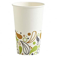 Boardwalk - Deerfield Printed Paper Hot Cups, 16 oz, 1000/Carton - Exact Tool & Supply