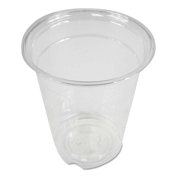 Clear Plastic Cold Cups, 12 oz, PET, 1000/Carton Clear