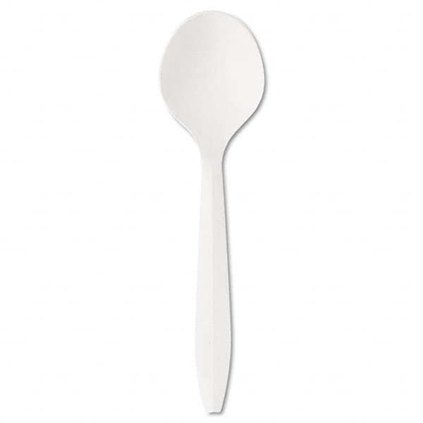 Boardwalk - Mediumweight Polystyrene Plastic Cutlery, Soup Spoon, White, 1000/Carton - Exact Tool & Supply