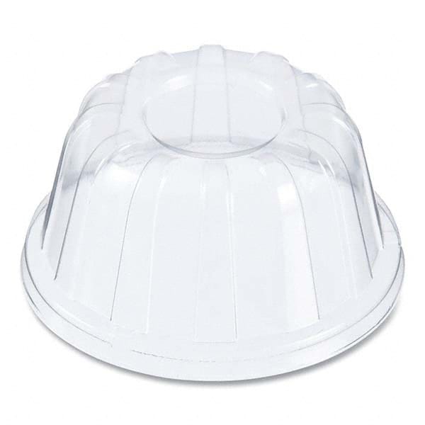 DART - D-T Sundae/Cold Cup Lids, 5-32 oz Cups, Clear, 1000/Carton - Exact Tool & Supply