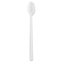 DART - Bonus Polypropylene Utensils, 8", Spoon, White, 1000/Carton - Exact Tool & Supply