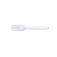 Dixie - Plastic Cutlery, Heavy Mediumweight Fork, 1000 Carton - Exact Tool & Supply