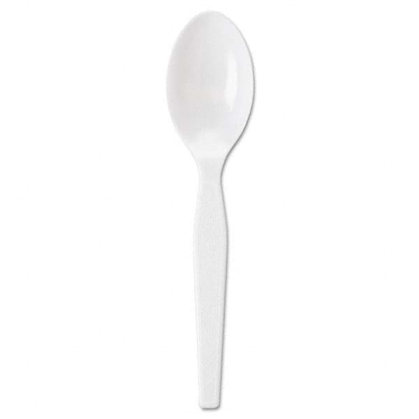 Dixie - Individually Wrapped Polystyrene Cutlery, Teaspoons, White, 1000/Carton - Exact Tool & Supply