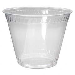 Fabri-Kal - Greenware Cold Drink Cups, Old Fashioned, 9 oz, Clear, 1000/Carton - Exact Tool & Supply