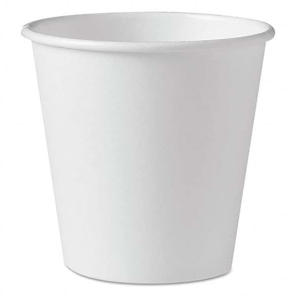 DART - Polycoated Hot Paper Cups, 10 oz, White, 1000/Carton - Exact Tool & Supply
