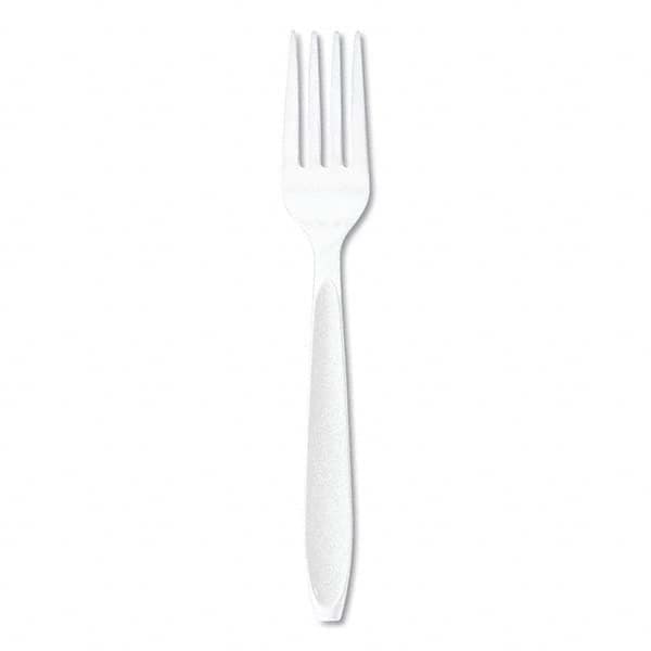 DART - Impress Heavyweight Full-Length Polystyrene Cutlery, Fork, White, 1000/Carton - Exact Tool & Supply