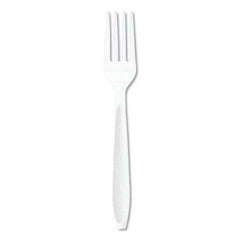 DART - Impress Heavyweight Full-Length Polystyrene Cutlery, Fork, White, 1000/Carton - Exact Tool & Supply