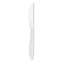 DART - Impress Heavyweight Full-Length Polystyrene Cutlery, Knife, White, 1000/Carton - Exact Tool & Supply