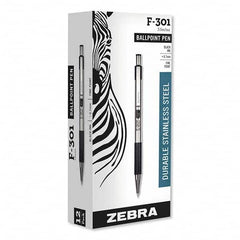 Zebra - Pens & Pencils Type: Ball Point Pen Color: Black - Exact Tool & Supply