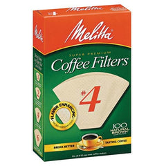 Melitta - Coffee, Tea & Accessories Breakroom Accessory Type: Coffee Filters For Use With: Cone Style Electric Coffeemakers - Exact Tool & Supply