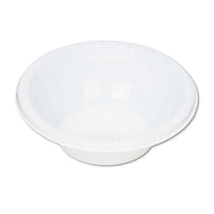 Tablemate Products - Plastic Dinnerware, Bowls, 5 oz, White, 125/Pack - Exact Tool & Supply
