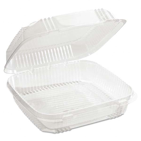 Pactiv - ClearView SmartLock Containers, 49 oz, 8 13/64 x 8 11/32 x 2 29/32, 200/Carton - Exact Tool & Supply