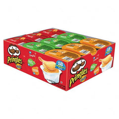 Pringles - Snacks, Cookies, Candy & Gum Breakroom Accessory Type: Potato Chips Breakroom Accessory Description: Potato Chips, Variety Pack, 0.74 oz Canister, 18/Box - Exact Tool & Supply