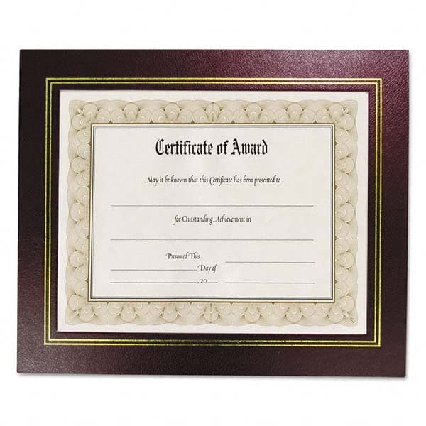 NuDell - Document Protectors Type: Document Holders-Certificate/Document Width (Inch): 8-1/2 - Exact Tool & Supply