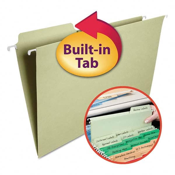 SMEAD - File Folders, Expansion Folders & Hanging Files Folder/File Type: Hanging File Folder Color: Green - Exact Tool & Supply