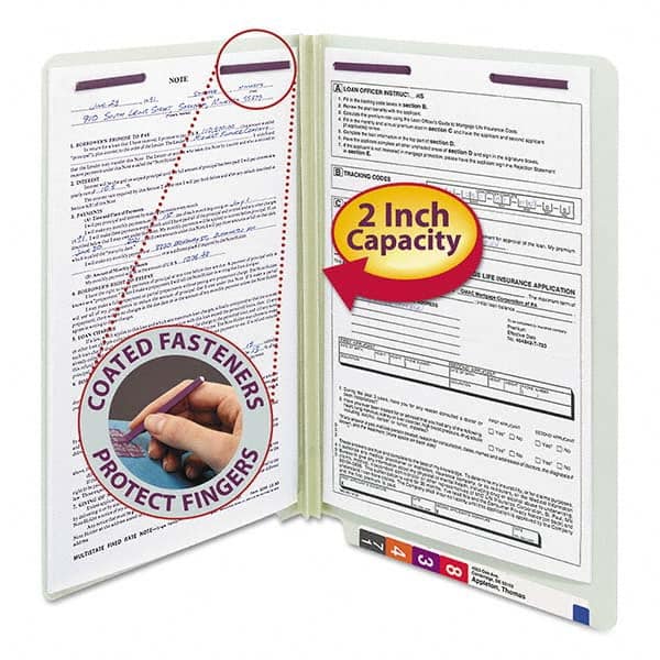 SMEAD - File Folders, Expansion Folders & Hanging Files Folder/File Type: File Folders with End Tab Color: Green - Exact Tool & Supply