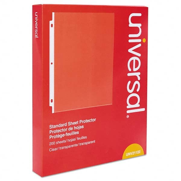 UNIVERSAL - Document Protectors Type: Sheet Protectors-Ring Binder Width (Inch): 11 - Exact Tool & Supply