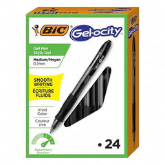 Bic - Pens & Pencils Type: Gel Roller Ball Pen Color: Black - Exact Tool & Supply