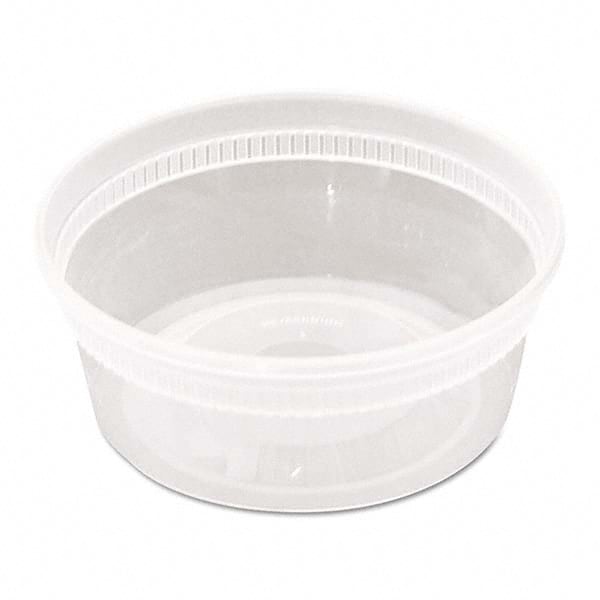 Pactiv - DELItainer Microwavable Combo, Clear, 8 oz, 1.13 x 2.8 x 1.33, 240/Carton - Exact Tool & Supply