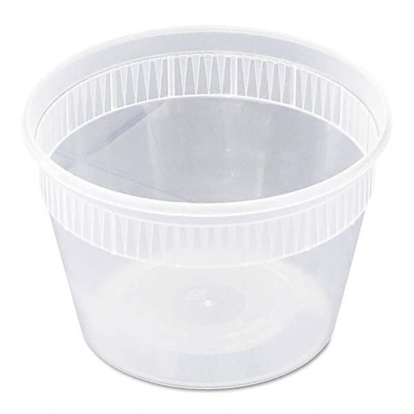 Pactiv - DELItainer Microwavable Combo, Clear, 16 oz, 2 x 2 x 2, 240/Carton - Exact Tool & Supply