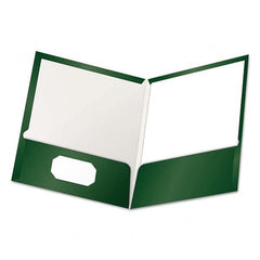 OXFORD - File Folders, Expansion Folders & Hanging Files Folder/File Type: Pocket Folders Color: Green - Exact Tool & Supply