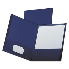 OXFORD - File Folders, Expansion Folders & Hanging Files Folder/File Type: Pocket Folders Color: Blue - Exact Tool & Supply