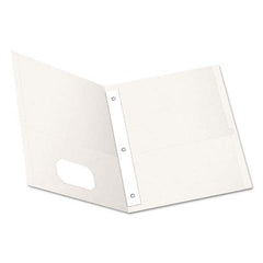 OXFORD - File Folders, Expansion Folders & Hanging Files Folder/File Type: Pocket Folders Color: White - Exact Tool & Supply