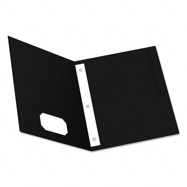OXFORD - File Folders, Expansion Folders & Hanging Files Folder/File Type: Pocket Folders Color: Black - Exact Tool & Supply