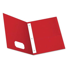 OXFORD - File Folders, Expansion Folders & Hanging Files Folder/File Type: Pocket Folders Color: Red - Exact Tool & Supply