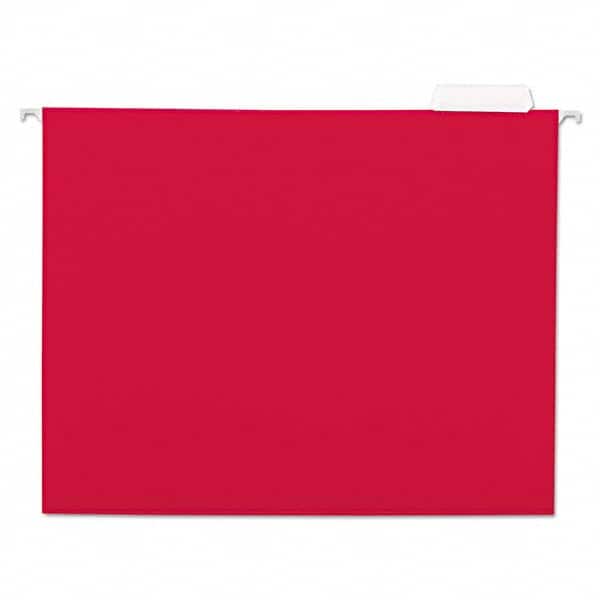 UNIVERSAL - File Folders, Expansion Folders & Hanging Files Folder/File Type: Hanging File Folder Color: Red - Exact Tool & Supply
