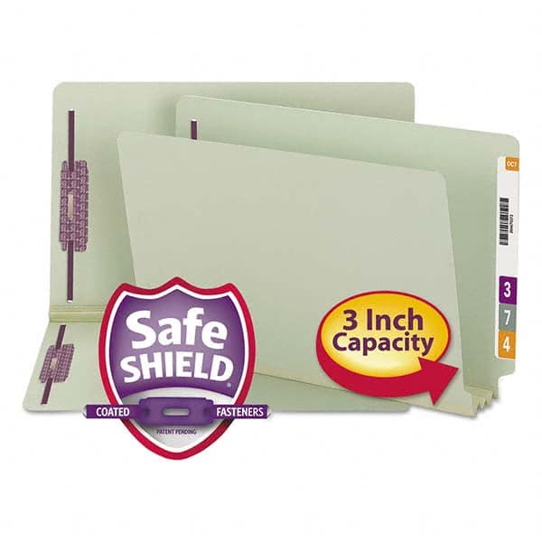 SMEAD - File Folders, Expansion Folders & Hanging Files Folder/File Type: File Folders with End Tab Color: Green - Exact Tool & Supply