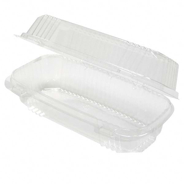 Pactiv - ClearView SmartLock Containers, Clear, 8 1/2w x 2 1/2d x 4h, 250/Carton - Exact Tool & Supply