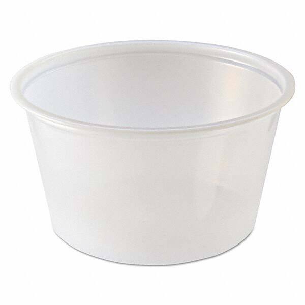 Fabri-Kal - Portion Cups, 2 oz, Clear, 2500/Carton - Exact Tool & Supply