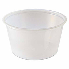 Fabri-Kal - Portion Cups, 2 oz, Clear, 2500/Carton - Exact Tool & Supply