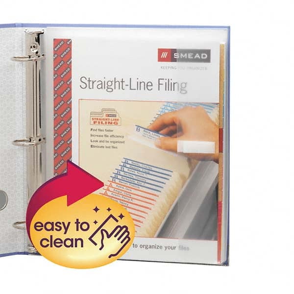 SMEAD - Tabs, Indexes & Dividers Indexes & Divider Type: Binder Pockets Size: 9 x 11-1/2 - Exact Tool & Supply