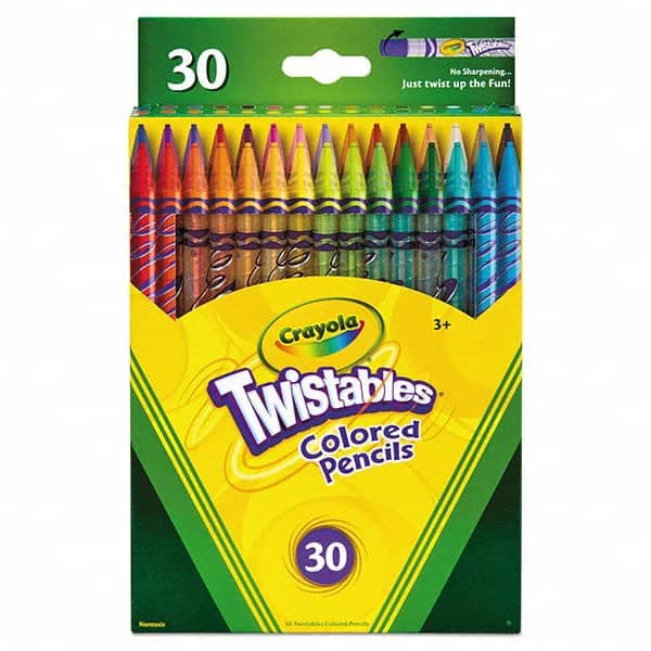 Crayola - Pens & Pencils Type: Colored Pencil Color: Assorted - Exact Tool & Supply