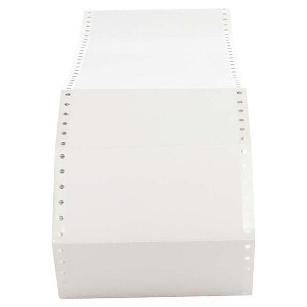 UNIVERSAL - Labels, Ribbons & Tapes Type: Dot Matrix Label Color: White - Exact Tool & Supply
